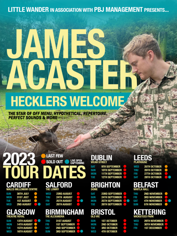 james acaster tour scotland